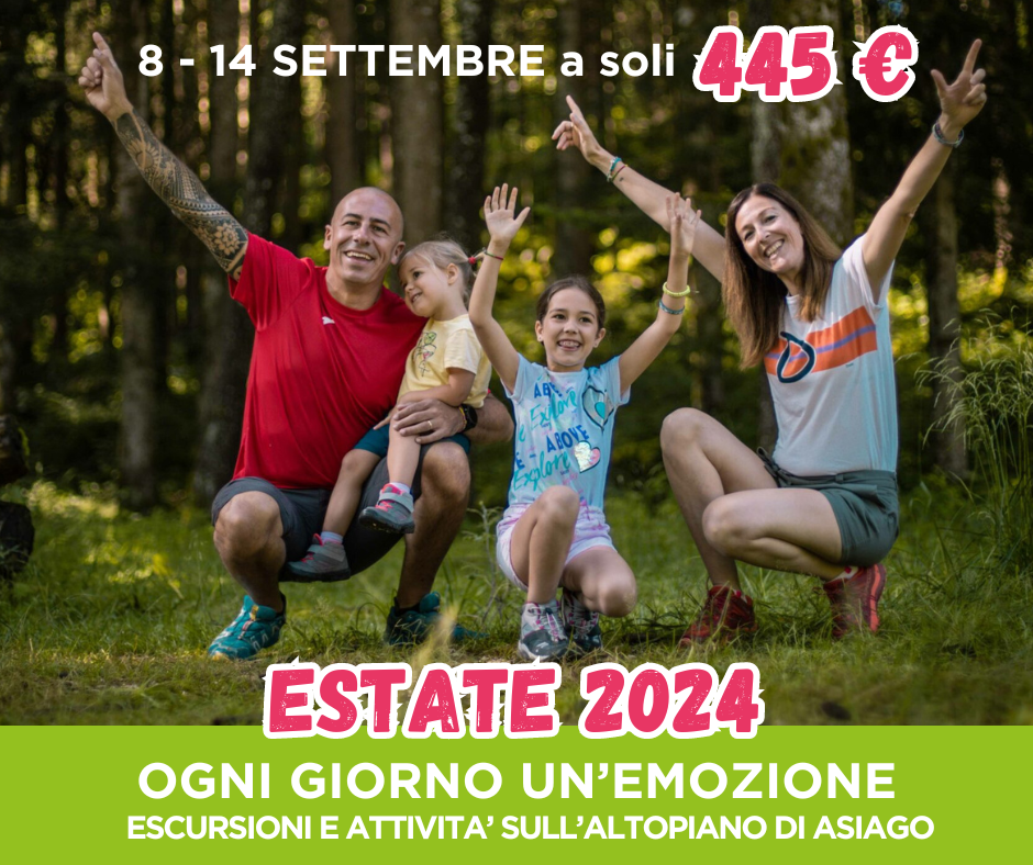 Settimana 8 - 14 settembre a soli 445 euro!!